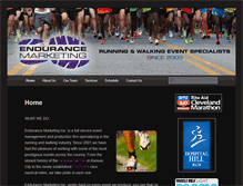 Tablet Screenshot of endurance-marketing.com